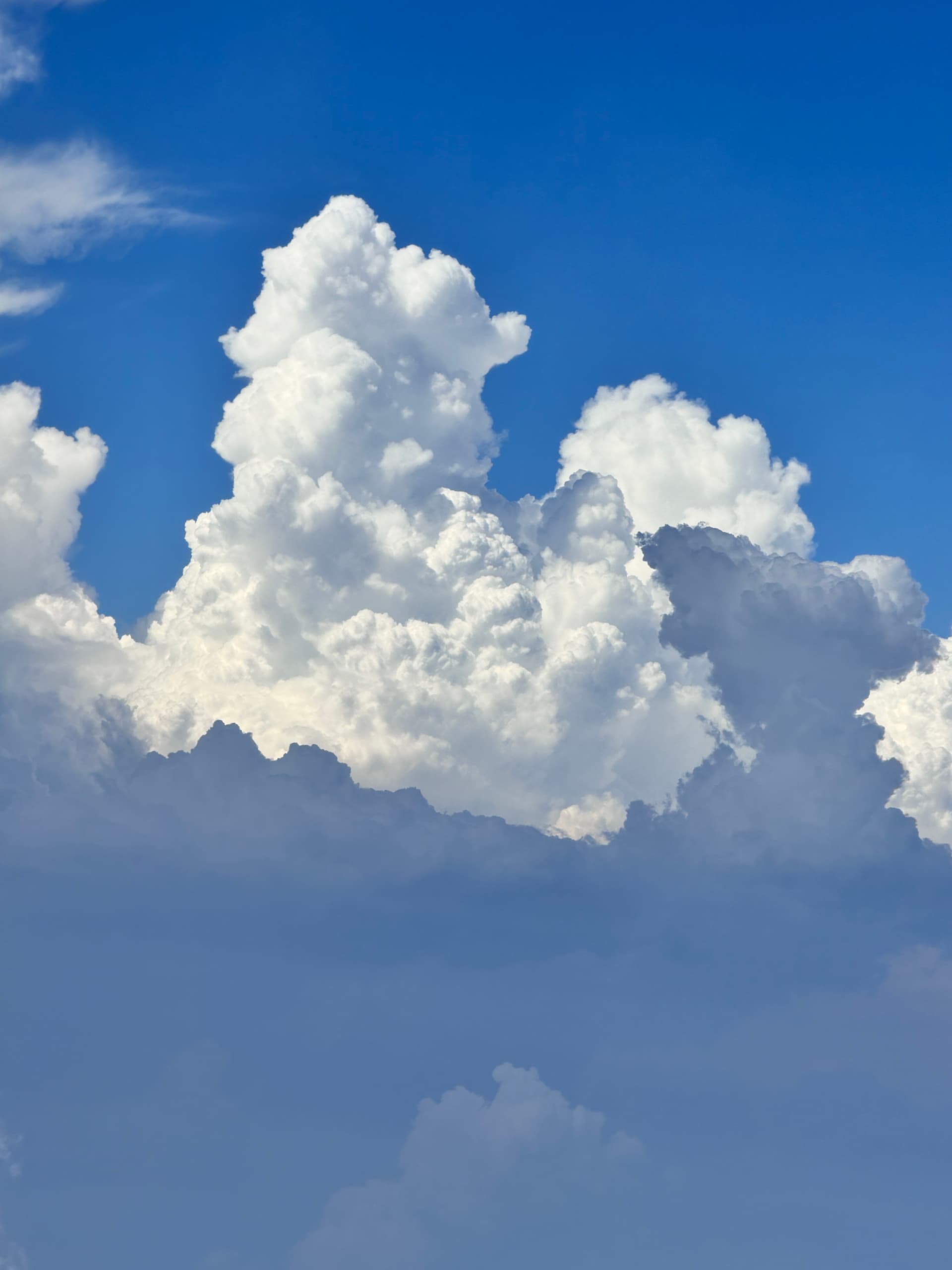 Dramatic cumulus clouds